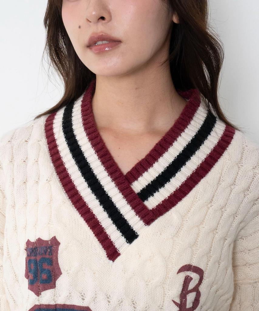 WEGO Сверхразмерный школьный белый цвет слоновой кости женский трикотаж, F,