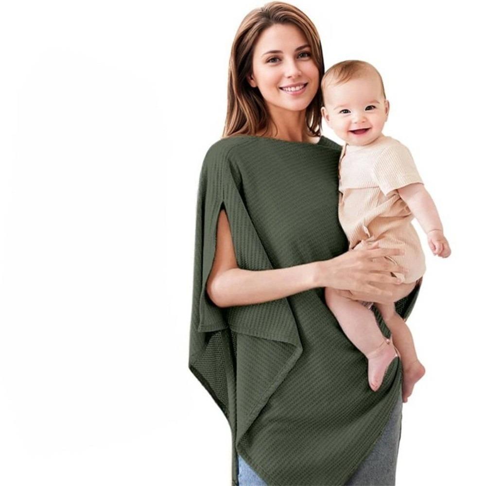 Soft Feeding Apron Breathable Nursing Poncho Stroller Cover Feeding Scarf Daily Use