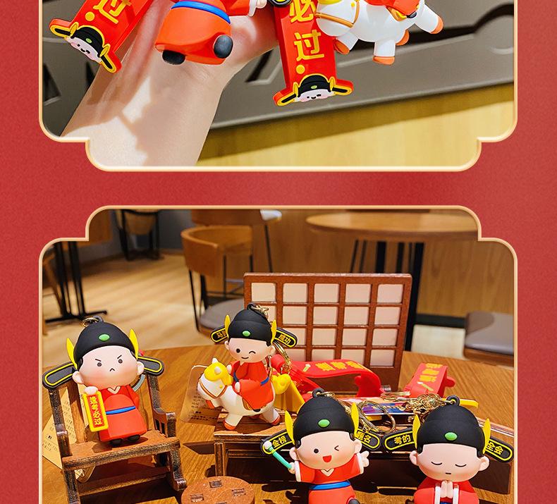 Брелок «Удачи на Гаокао»: Кулон "Маленький Чемпион" для Экзамена и Сувенир на Выпускной