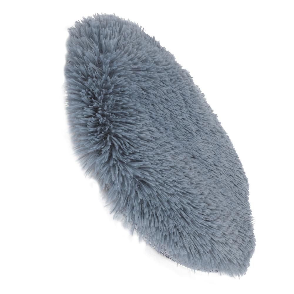 Pets Winter Plush Electric Blanket Heating Mat for Small Dog Cat USB Charging InterfaceSilver Gray