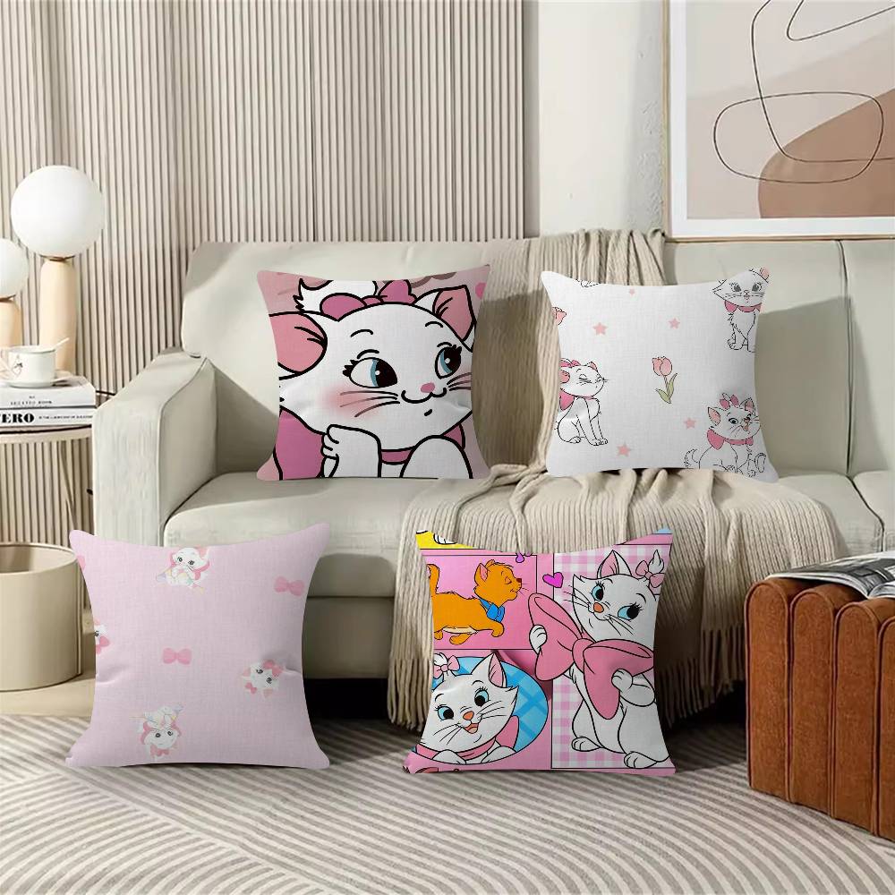 The Aristocats Pink MMarie Cat Pillowcases Home Bedding Decorative Pillow Cover Wedding Super Soft Pillow Case