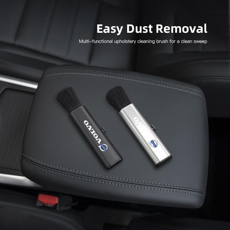 1Pcs Car Cleaning Brush Auto Logo Detail Brushes Tools For Volvo XC90 V90 V60 XC60 V40 EC40 EX40 S80 S60 S90 C40 XC40 V70 XC70 JL9