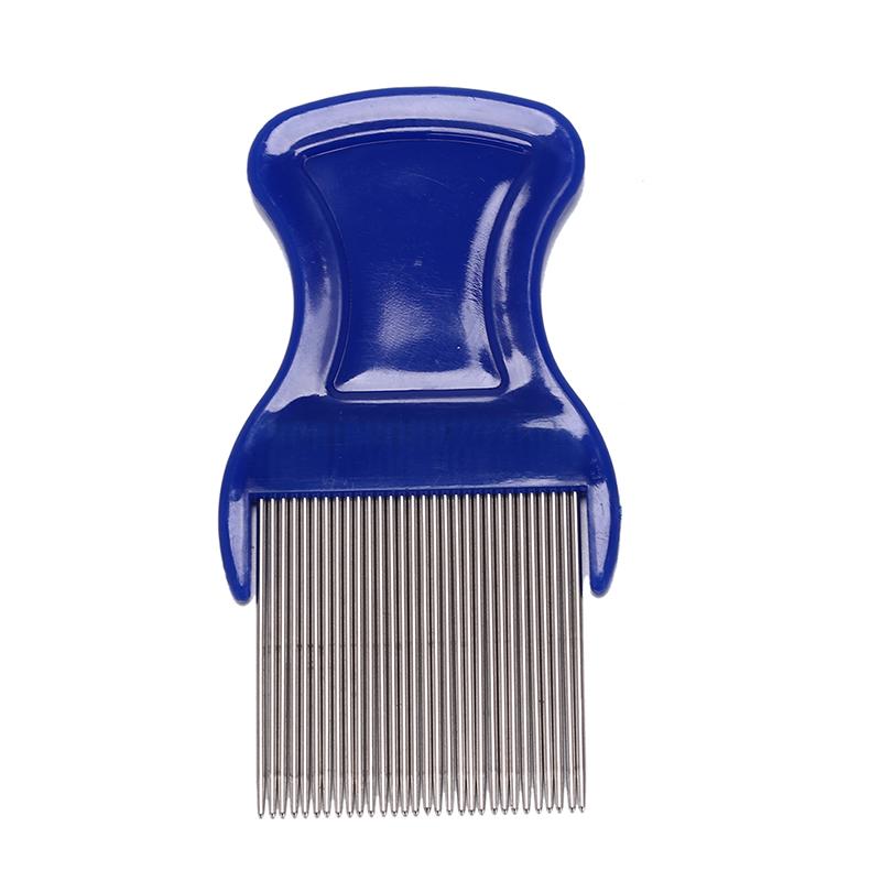 Расчески из нержавеющей стали для обнаружения вшей, детская расческа от блох для домашних животных