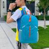 Large Capacity Lightweight Nylon Bag Zipper Foldable Backpack Casual   Outdoor