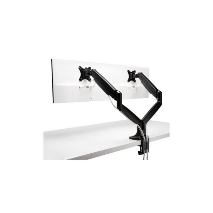 Bras De Moniteur Double Réglable - KENSINGTON - K59601W - Noir - Hauteur Ajustable - Design Ergonomique