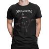 Мужские футболки Heavy Metal Megadeths Funny 100% Cotton Tee Shirt Short Sleeve T Shirts Round Neck Tops Gift Idea