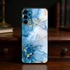 Акварельный Мраморный Посеребренный Внутри Чехол Для Телефона Для Samsung S25,S24,S21,S22,S23,S30,Ultra,S20,Plus,Fe,Lite Черный Корпус