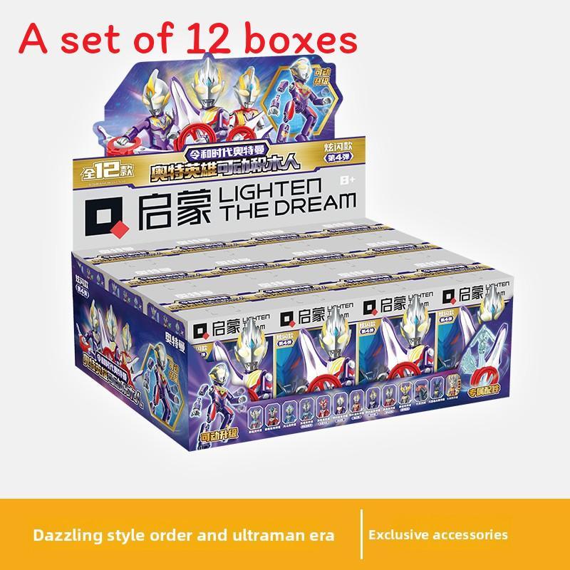 Набор конструктора «Ультрамен» для сборки, мультяшный, игрушки для фанатов и детей