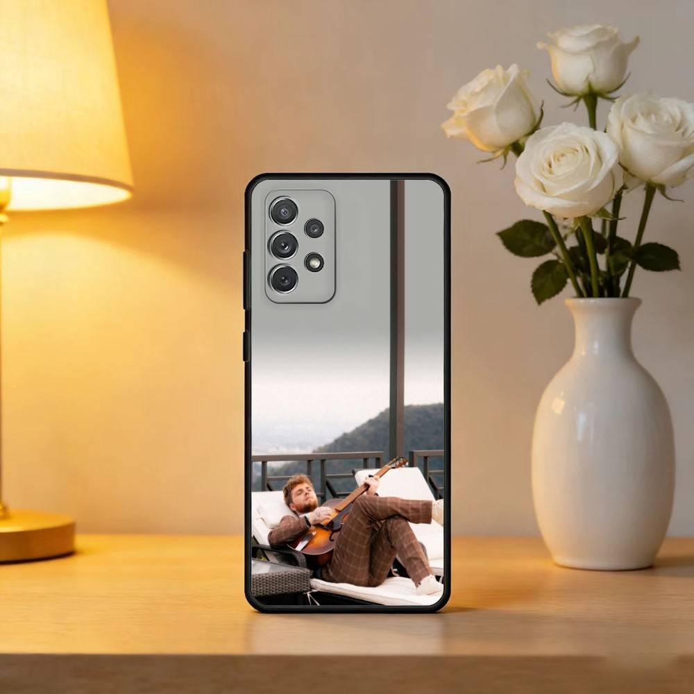 Чехол для телефона Singer A-Alex W-Warren для Samsung Galaxy A73, A72, A71, A70, A53, A52, A51, Мягкий силиконовый черный чехол