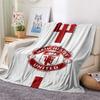 Man Utd Print FlAannel Blanket, High quality Comfortable for All Seasons, Home Decor, Warmth and Comfort