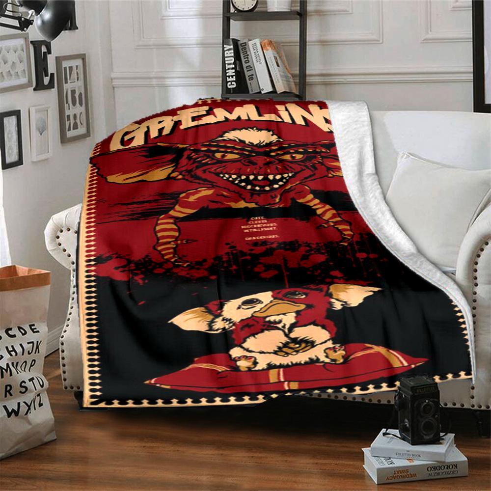 Gremlins Blanket Soft Warm Cozy Great for Bedding Office Chair Couch for All Occasions Stylish Decor Perfect Gift for Relatives and Friends