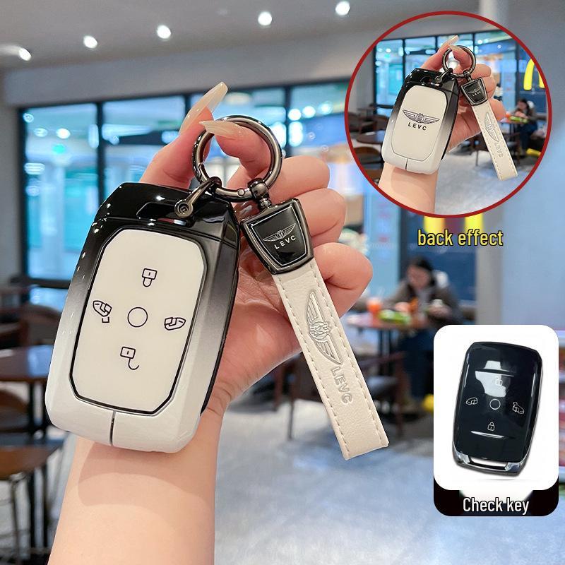 LEVC Yi Zhen L380 Премиальный металлический чехол для ключей для Geely