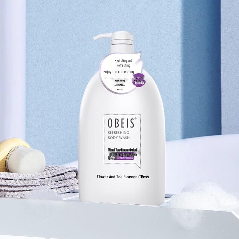 Obeis Floral Tea Extract Refreshing Shower Gel