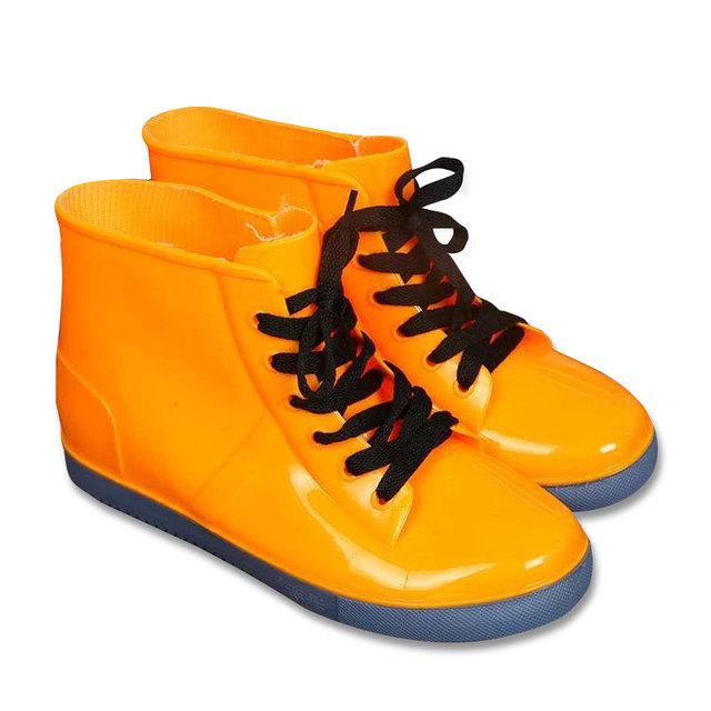 Dwayne Новые прозрачные резиновые сапоги из ПВХ для женщин, водонепроницаемые сапоги, модные галоши, обувь для рыбалки, яркие резиновые сапоги