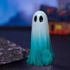 Ghost Ornament Resin Ghost Decor Spooky Halloween Ghost Pumpkin Resin Figurine Set for Table Decoration Mantel Centerpiece