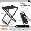 Portable Multifunctional Outdoor Picnic Camping Folding Chair Ultra Light Fishing Stool Travel Stool Fishing Accessories