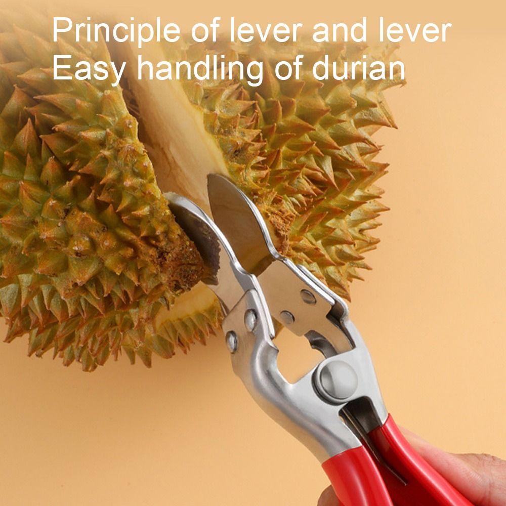 Stainless Steel Durian Opening Pliers Durian Opener Clip Restaurant Household Cooking Tools