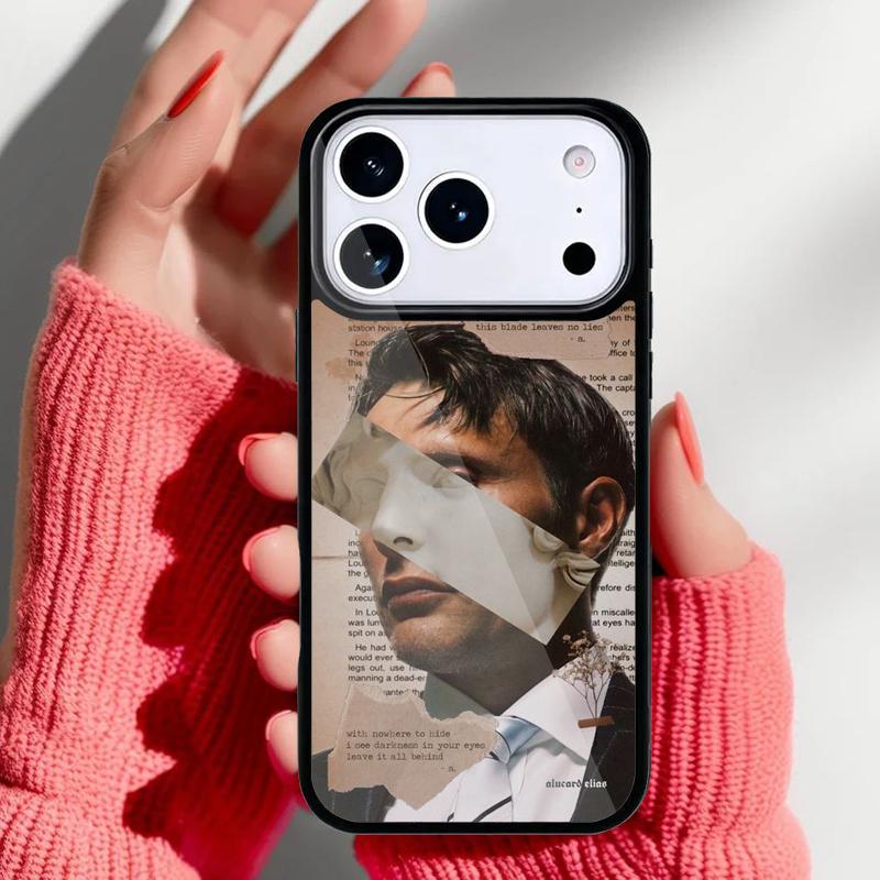 Мягкий чехол для телефона серии Ганнибал для iPhone 17 16 15 14 13 Pro Max Задняя крышка для 12 11 Pro Coque