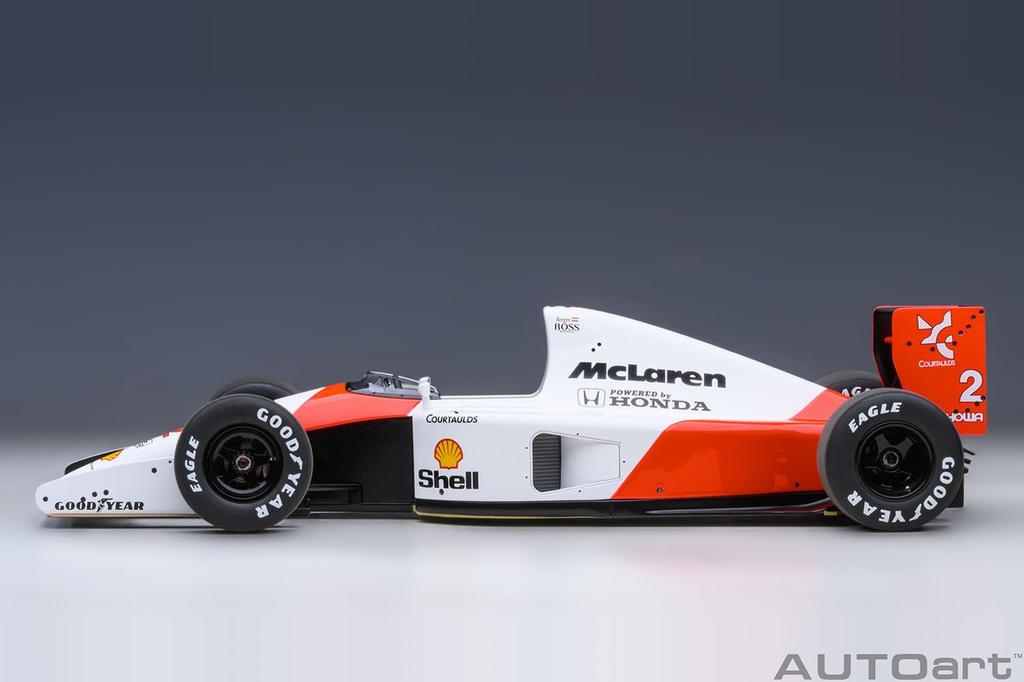 AUTOart Масштаб McLaren Honda Гран-при Японии 1991 Герхард Бергер логотип 1/18 MP4/6 #2 (Макларен включен)