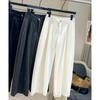 High-end White Age-reducing Casual Wide-leg Pants Women's Autumn New High-waisted Meat-covering and Thin Versatile Straight-leg Pants