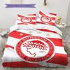 Olympiacos Bedding Quilt Set Quilt Cover Pillowcase Home Decoration Birthday Gift (1 * duvet cover + 2 * pillowcase, without core)