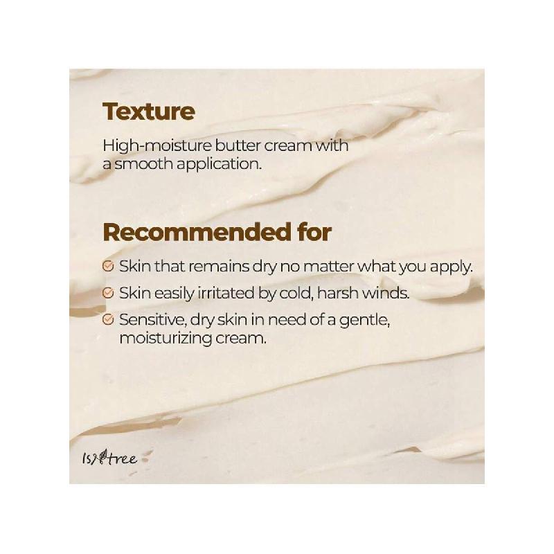 Isntree Крем для лица с веганским молоком из корня ямса 80 мл | Питательный увлажняющий крем | Веганский молочный увлажняющий крем | Корейский уход за кожей