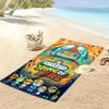 Octonauts Print Beach Towel, Large Soft Quick Dry Towel for Beach Camping Swimming