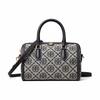 Жаккардовая сумка-тоут с узором T Monogram, унисекс, темно-синяя, 181284-405