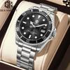 SEA KNIGHT Top Man Business Watch Fashion Steel Strap Rotatable Bezel Luminous Date Display 3Bar Waterproof Quartz Watch