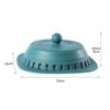 Portable Silicone Floor Drain Cover Press Type Anti-odor Sewer Anti-Clogging Strainer Kitchen Sink Filter
