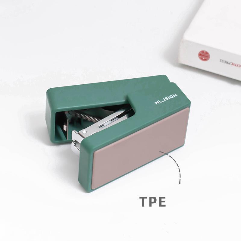 Color Stapler Metal Mini Morandi Set With 640pcs Staples 246 Binding Tools Office Binder School Supplies