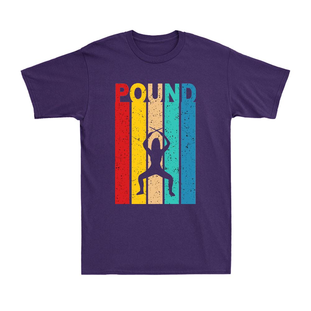 Pound Workout Pound Training Sticks Fitness Vintage Unisexs Tshirt Short Sleeve