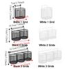 1/2/3 Grids Wall Mounted Storage Basket Large Capacity Comb Storage Bucket Kitchen Shelf  Bathroom