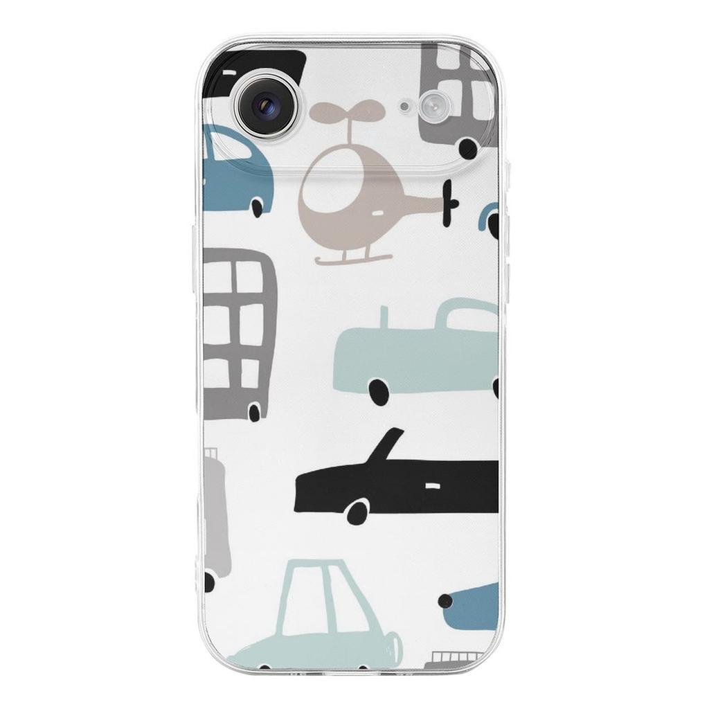 1 Pack For Iphone 17/17Air/17Pro/17ProMax Transparent TPU Anti-Smudge Protective Case With Cushion Corners And Raised Edges