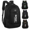 Print Letter Sport Breathable Oxford Backpack Laptop Bag Ergonomic Commute Gift