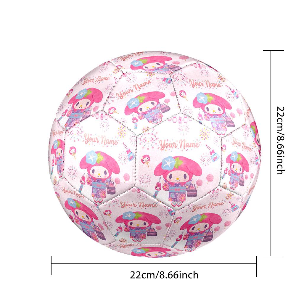 Футбольный мяч размера 5 My Melody Прочный ПУ Футбольный мяч для спортивных тренировок Соревнований на открытом воздухе