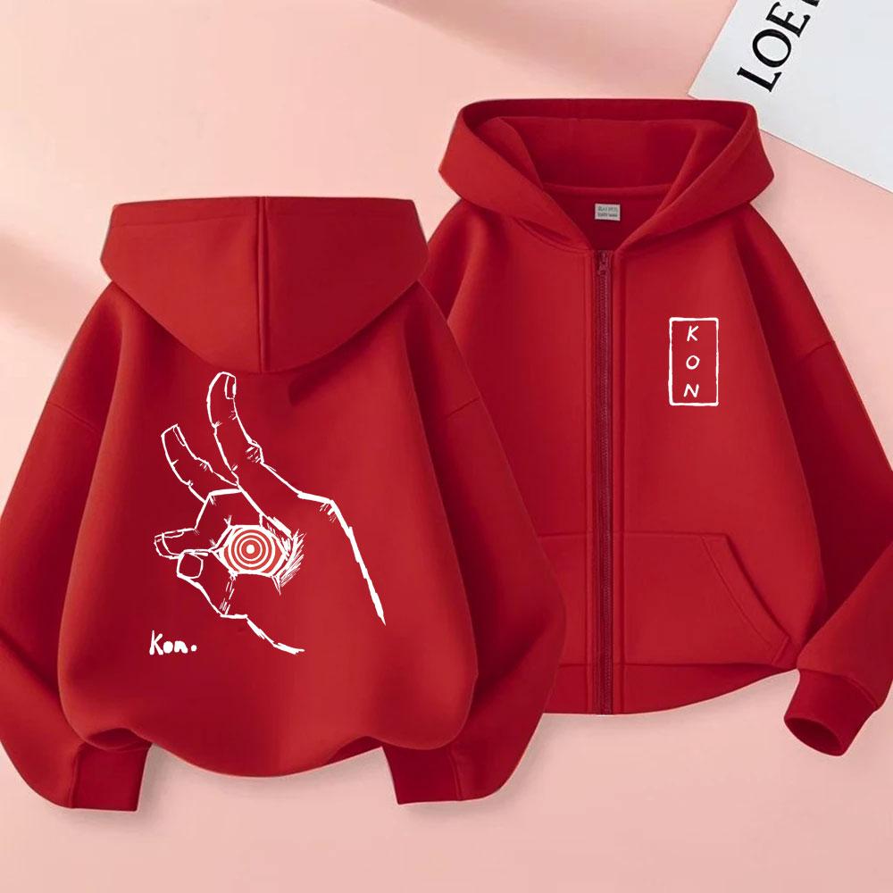 Аниме Человек-бензопила Худи на молнии Хаякава Аки Призыв Демона Лисы Кон Графическая куртка на молнии Мужская Женская Манга Оверсайз Толстовка