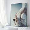 Современная картина маслом, балерина, персонажи, постеры и печатные настенные художественные фотографии для гостиной, украшение для дома