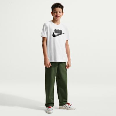 Детские футболки Nike X LEGO с круглым вырезом, средней посадки
