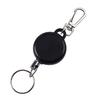 Fashion Flexible Keychain Key Ring Wire Rope Chain Stretched Bag Wallet Decor