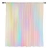 Радужные розовые шифоновые прозрачные шторы с утренним светом для гостиной, спальни, украшения дома, оконные вуали, тюлевые занавески