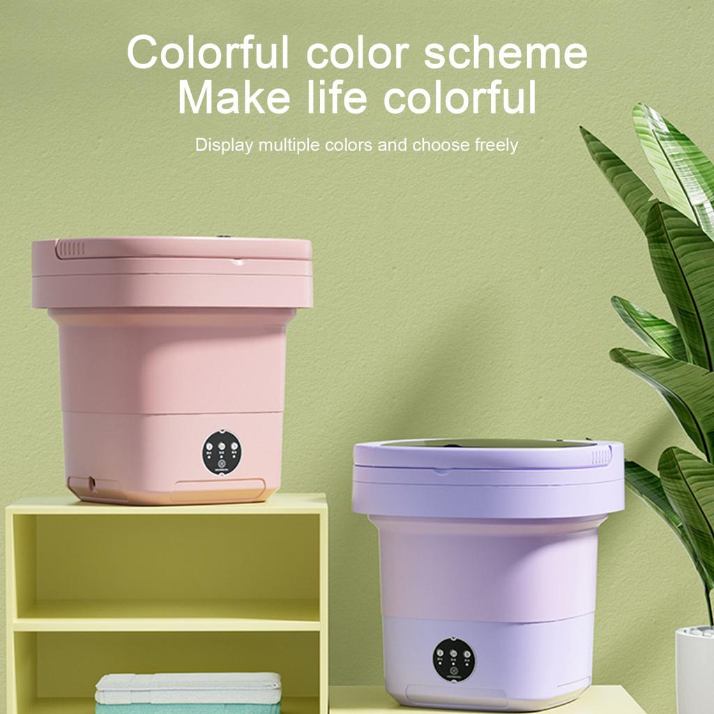  Складная автоматическая стиральная машина бочечного типа, портативные дорожные общежития, большая емкость 8 л