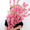 Мультистильные искусственные цветы Короткие/длинные красные украшения для дома и вечеринки Украшение для дома