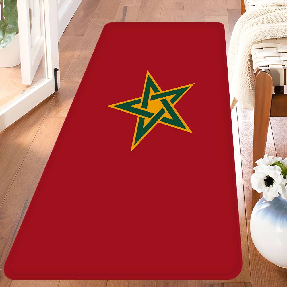M-Morocco Map Flag Kitchen Mat Nordic Style Bedroom Living Room Doormat Home Balcony Anti-Slip Welcome Rug
