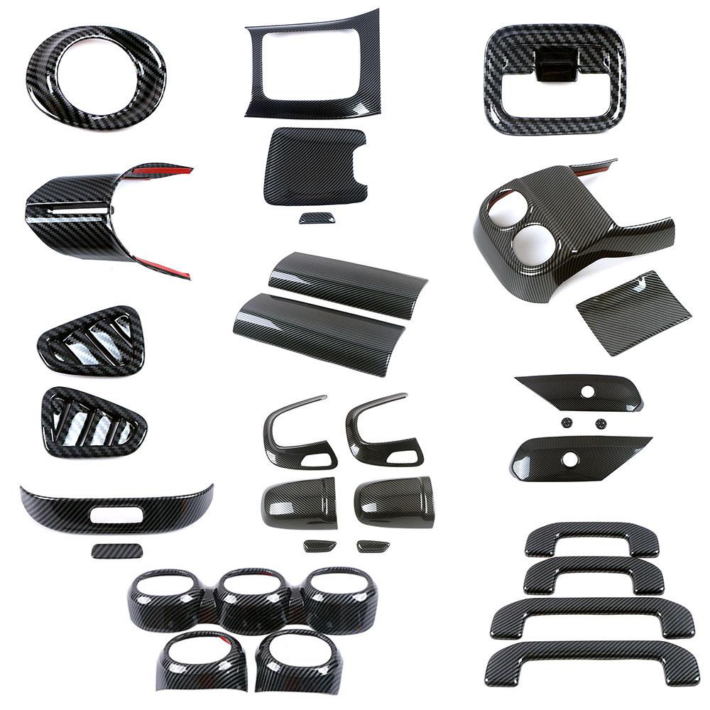 Для Mercedes Benz C Class W206 C200 C220 C260 C300 2022 2023 часть центральной консоли автомобиля ремонт декоративная отделка из углеродного волокна