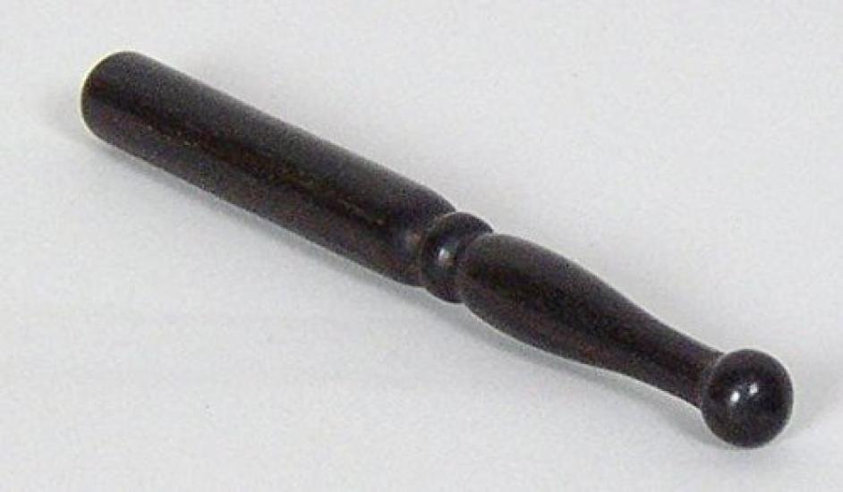 Ebony Bell Stick, Size 4.5 Buddhist Altar Accessory for Bells