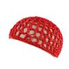 Adjustable Strap Mesh Hair Net Turban Hat Crochet Hair Snood Fashion Black Wig Caps  Women