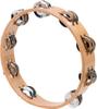 KC Tambourine, Round, Wooden, Natural Color, 24cm, TW-2418