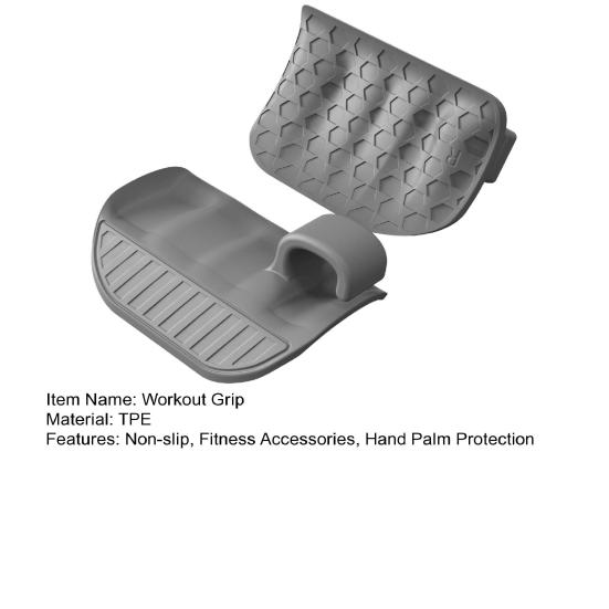 1 пара противоскользящих захватов для тренировок для мужчин и женщин, защита ладоней для поднятия тяжестей, гантелей, становой тяги, подтягиваний, захваты для тренировок в спортзале, без пальцев