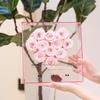 Custom Portable Transparent Acrylic Flower Gift Box